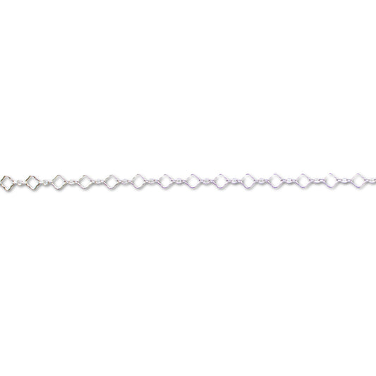Clover Chain, Sterling Silver By The Bracelet