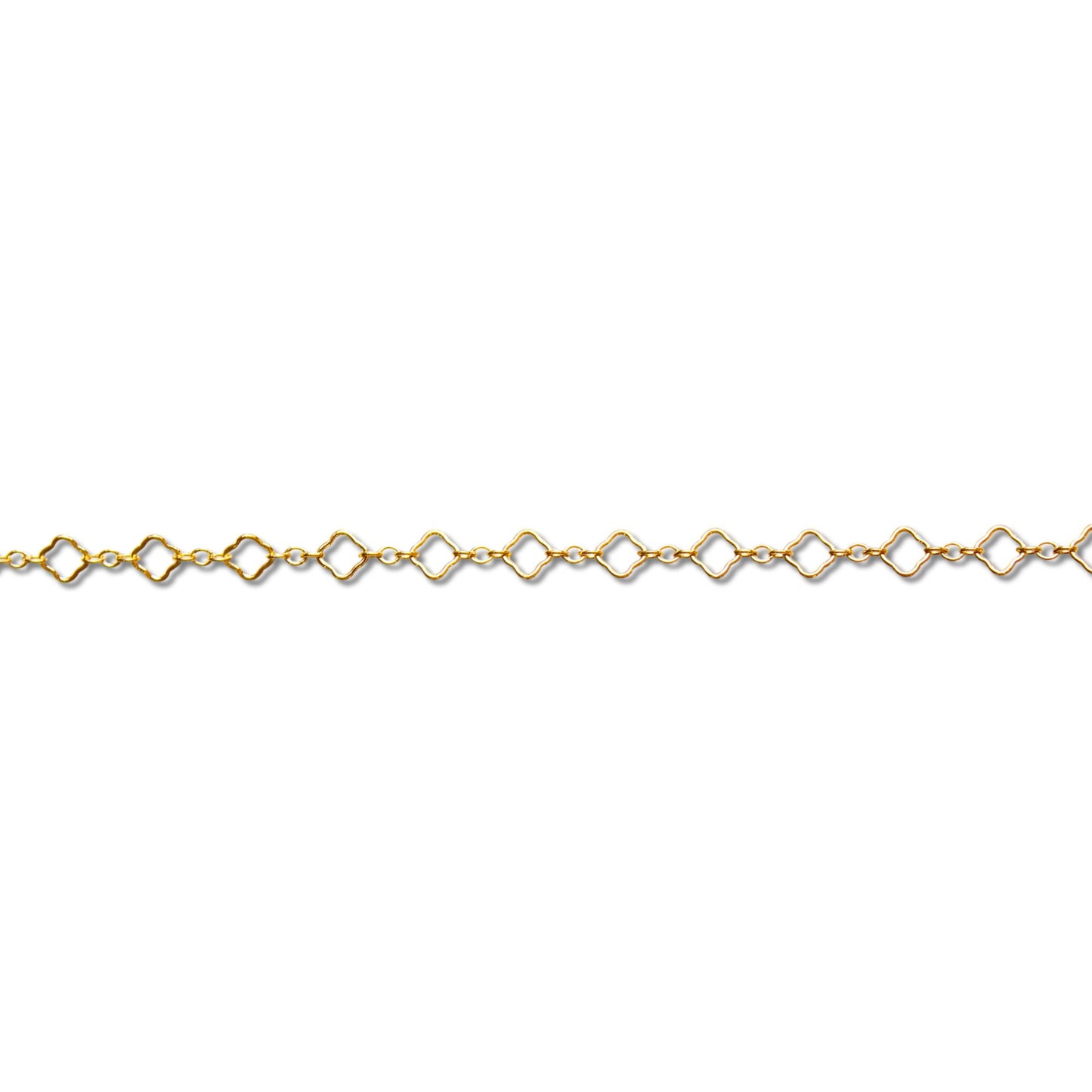 Clover Chain, Yellow Gold Filled By the Bracelet