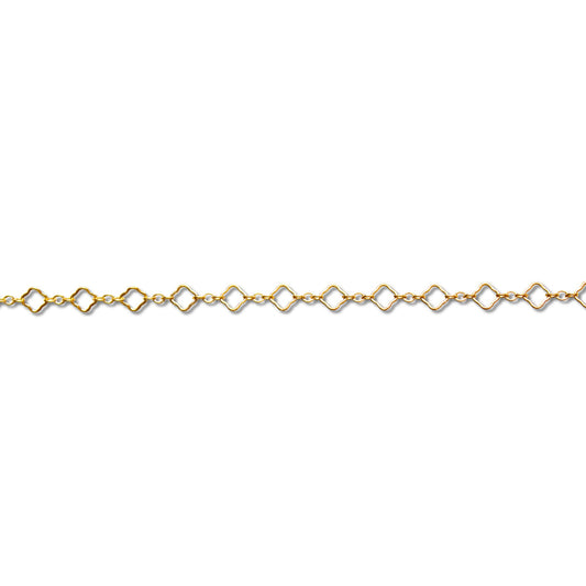 Clover Chain, Yellow Gold Filled By the Bracelet