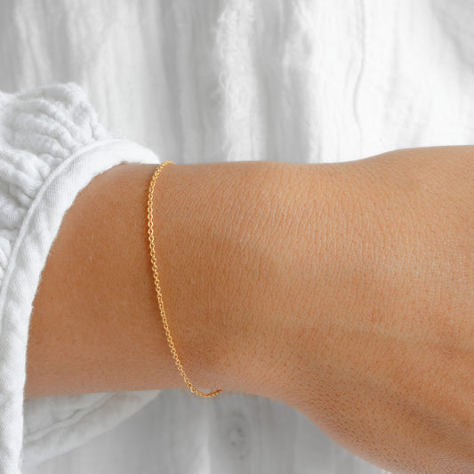 Cable Chain, Yellow Gold Filled by the Inch