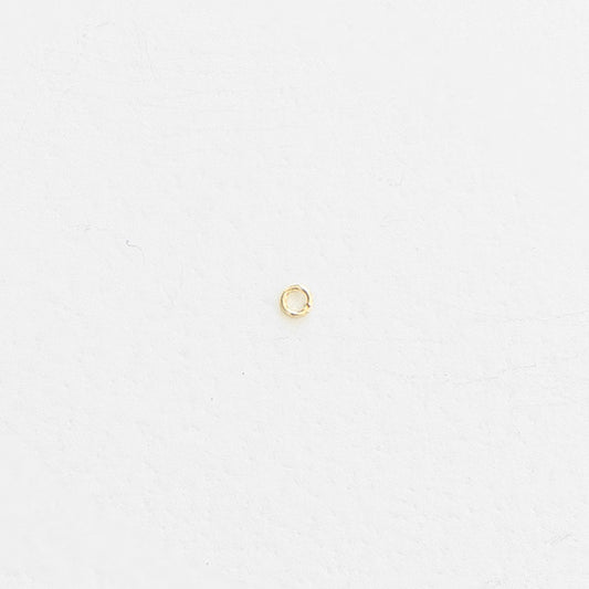 Permanent Jewelry, 2.0mm Jump Ring 14k Solid Yellow Gold