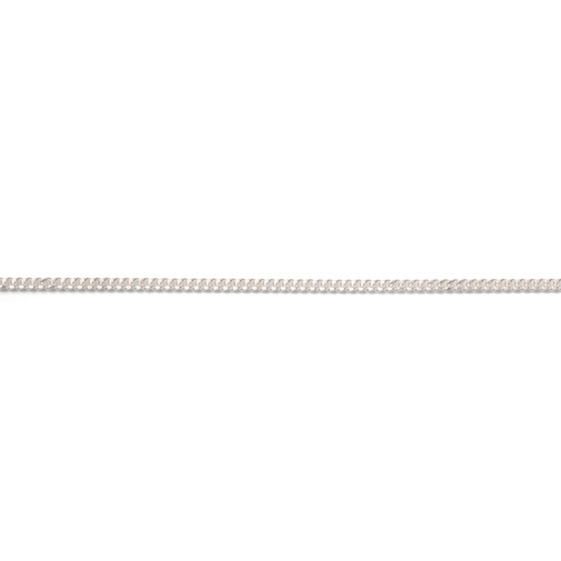 Permanent Jewelry, round curb chain, sterling silver, sold by the inch