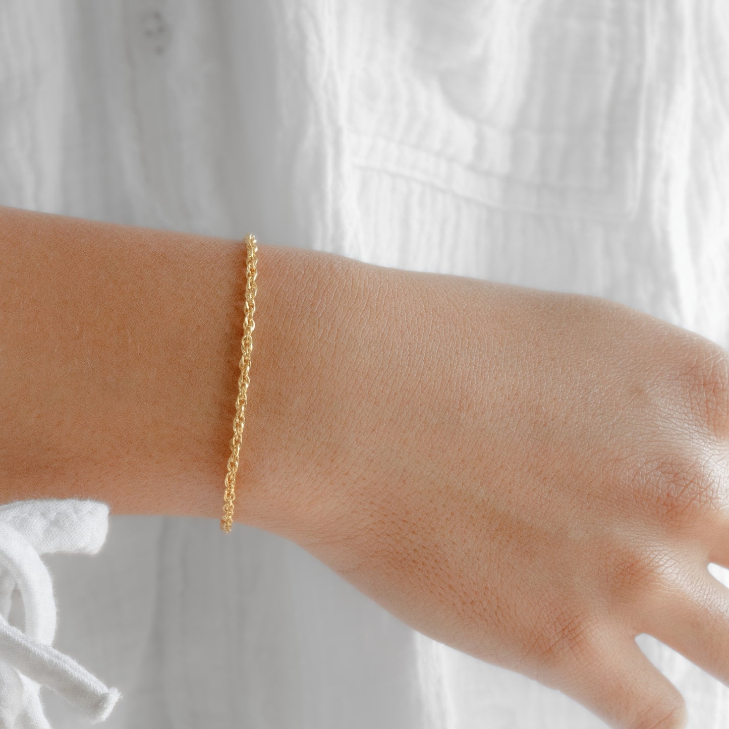 Dual Curb Chain, Yellow Gold Filled by the Inch