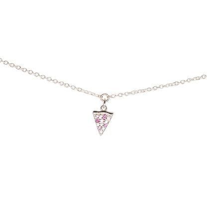 Pizza Charm, Sterling Silver