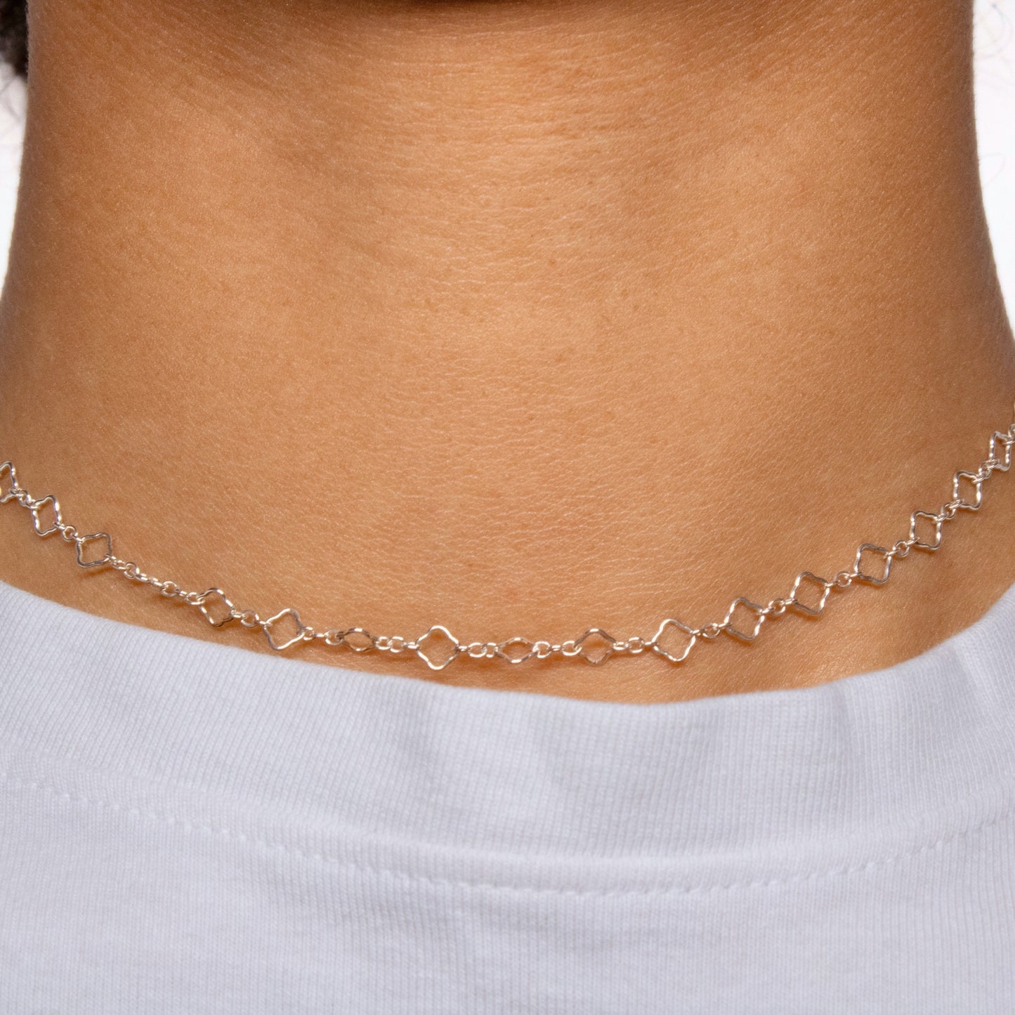 Clover Chain, Sterling Silver By The Bracelet