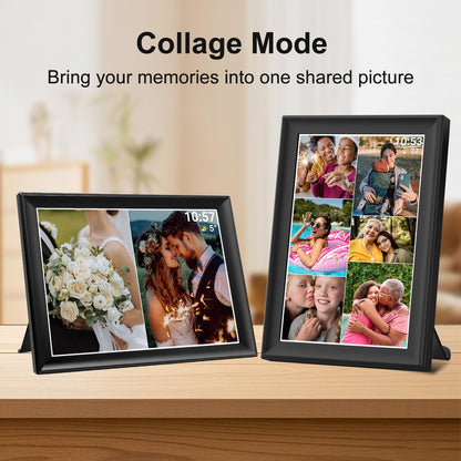 32GB FRAMEO 10.1 Inch Smart WiFi Digital Photo Frame 1280x800 IPS LCD Touch Screen, Auto-Rotate Portrait and Landscape, Built in 32GB Memory, Share Moments Instantly via Frameo App from Anywhere
