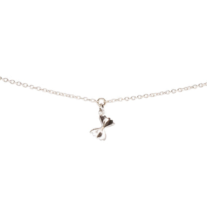 Bow Tie Pasta Charm, Sterling Silver