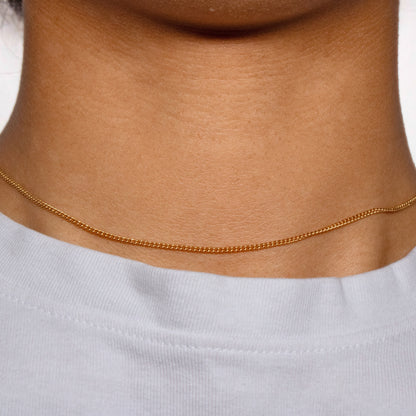 Round Curb Chain, Yellow Gold Filled by the Inch