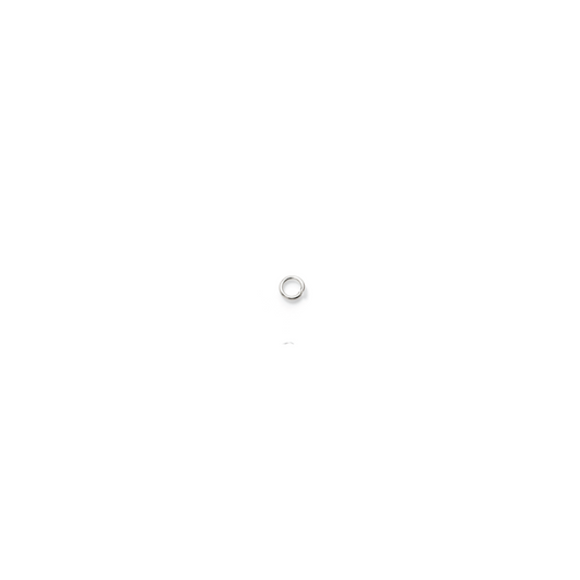 Permanent Jewelry, 2.0mm Jump Ring 14k Solid White Gold
