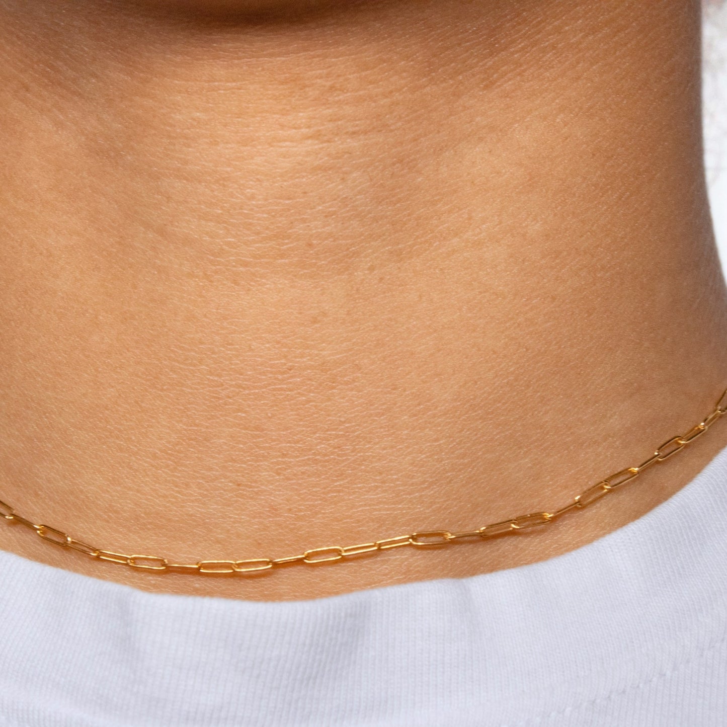 Paperclip Chain, Yellow Gold Filled by the Inch