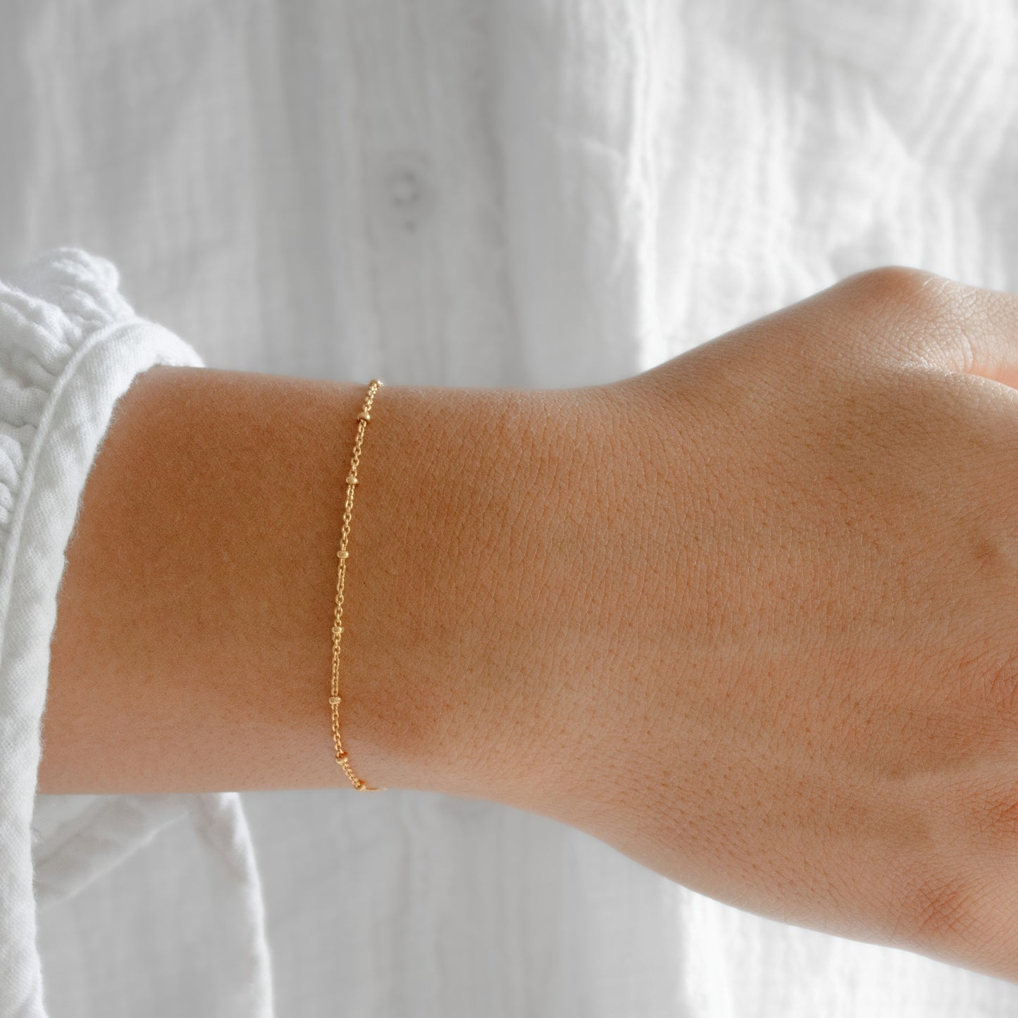 Satellite Cable Chain, Yellow Gold Filled By the Inch