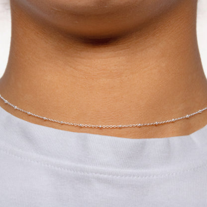 Satellite Cable Chain, Sterling Silver By the Inch