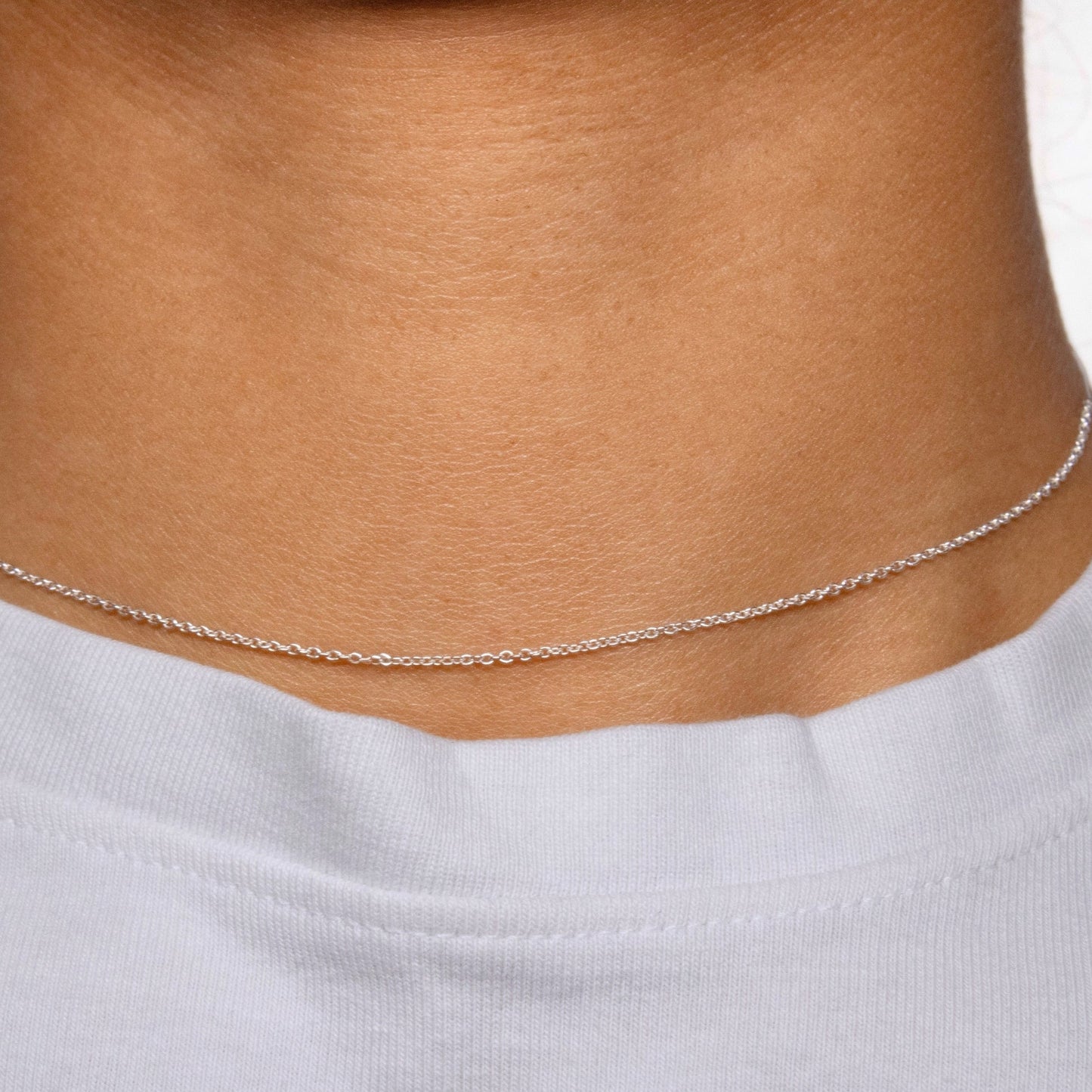 Cable Chain, Sterling Silver by the Inch