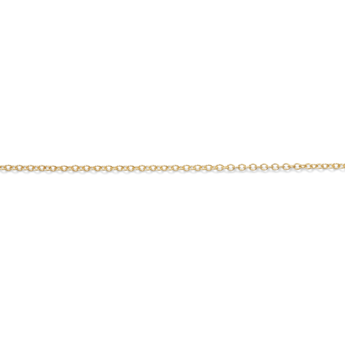 Permanent Jewelry, Cable Chain, Yellow Gold Filled by the Inch
