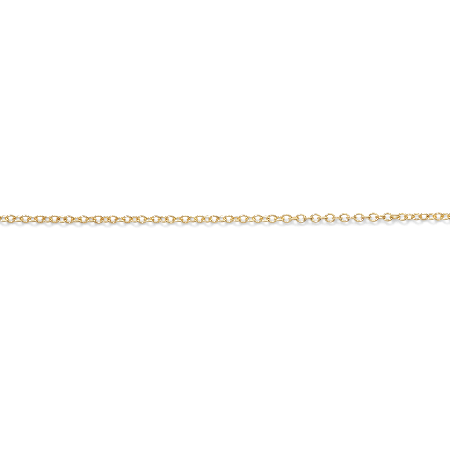 Permanent Jewelry, Cable Chain, Yellow Gold Filled by the Inch