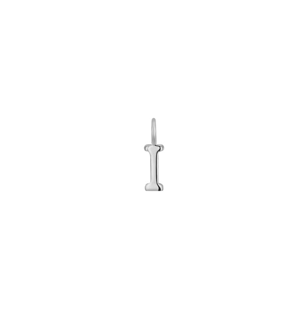 Letter Charms, Sterling Silver