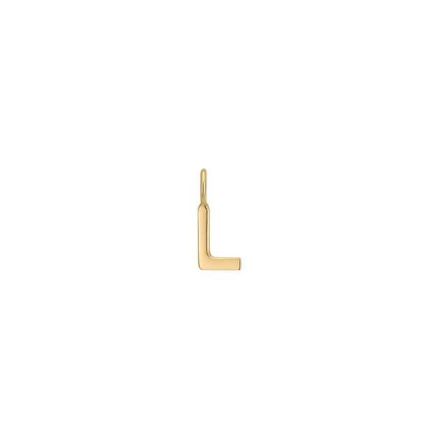 Letter Charms, Vermeil