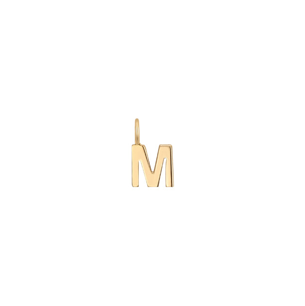 Letter Charms, Vermeil