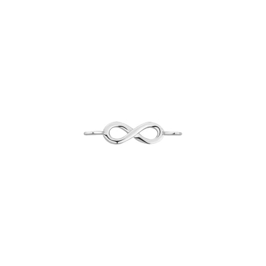 Permanent Jewelry, Infinity Connector Charm, Sterling Silver