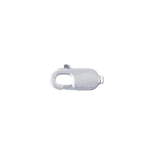 Oval Lobster Clasp, Sterling Silver