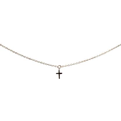 Cross Charm, Sterling Silver