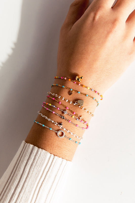 Enamel Permanent Jewelry Chain Bundle
